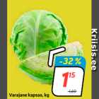 Varajane kapsas, kg