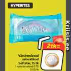Värskendavad
salvrätikud
Softstar, 15 tk
