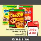 Магазин:Hüper Rimi, Rimi, Mini Rimi,Скидка:Выбор хлопьев для завтрака Nestle,
375-425 г