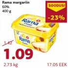 Allahindlus - Rama margariin 60% 400 g