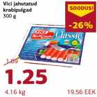 Allahindlus - Vici jahutatud krabipulgad 300 g