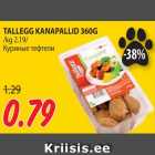 Allahindlus - TALLEGG KANAPALLID 360G