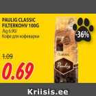 PAULIG CLASSIC
FILTERKOHV 100G