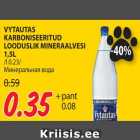 VYTAUTAS
KARBONISEERITUD
LOODUSLIK MINERAALVESI
1,5L