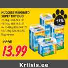 Mähkmed - HUGGIES MÄHKMED
SUPER DRY DUO