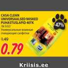 Allahindlus - CASA CLEAN
UNIVERSAALSED NIISKED
PUHASTUSLAPID 40TK