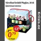 Värvilised kriidid Playfun