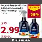 Astonish Premium Edition
üldpuhastusvahend ja
rasvaeemaldaja
750 ml