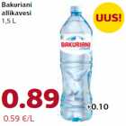 Bakuriani
allikavesi
1,5 L