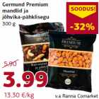 Germund Premium
mandlid ja
jõhvika-pähklisegu
300 g