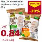 Rice UP! riisikrõpsud

