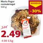 Магазин:Comarket,Скидка:Крендель с изюмом
500 г