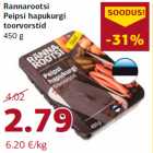 Rannarootsi
Peipsi hapukurgi
toorvorstid
450 g