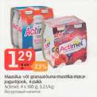 Maasika- või granaatõuna-mustika-maca-jogurtijook, 4-pakk