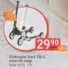 Tõukeratas Track 120 S, must või valge