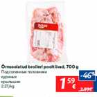 Allahindlus - Õrnsoolatud broileri pooltiivad, 700 g