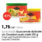 Santa Maria Guacamole dipikaste või Cheddari juustu kaste 250 g
