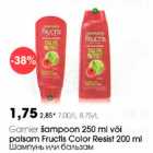Allahindlus - Garnier šampoon 250 ml või palsam Fructis Color Resist 200 ml