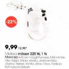 Melissa mikser 220 W, 1 tk