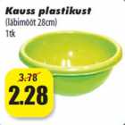 Kauss plastikust
(läbimõõt 28cm)
1tk
