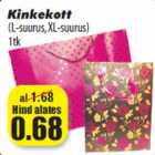 Allahindlus - Kinkekott
(L-suurus, XL-suurus)
1tk