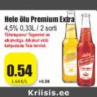 Allahindlus - Hele õlu Premium Extra
