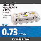 HÜVA EESTI KANAMUNAD M 10 TK