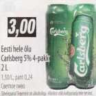 Alkohol - Eesti hele õlu Carlsberg