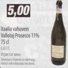 Alkohol - Itaalia vahuvein Vallotaj Prosecco