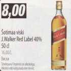 Alkohol - Šotimaa viski J.Walker Red Label