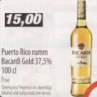 Allahindlus - Puerto Rico rumm Bacardi Gold