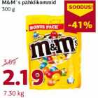 M&M´s pähklikommid
300 g