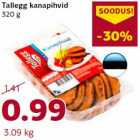 Allahindlus - Tallegg kanapihvid
320 g