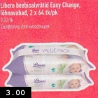 Allahindlus - Libero beebisalvrätid Easy Change, lõhnavabad