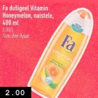 Allahindlus - Fa dušigeel Vitamin Honeymelon, naistele