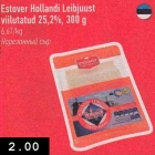 Estover Hollandi Leibjuust viilutatud