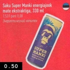 Allahindlus - Saku Super Manki energiajook mete ekstraktiga, 330 ml