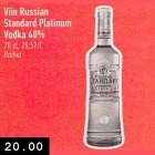 Alkohol - Viin Russian Standard Platinum Vodka