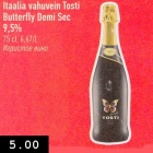 Allahindlus - Itaalia vahuvein Tosti Butterfly Demi Sec