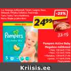 Allahindlus - Pampers Active Baby
Megabox mähkmed
