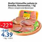 Магазин:Maxima,Скидка:Мясо с окорочков бройлера