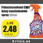 Puhastusvahend Cillit Bang vannitubadele spray