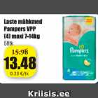 Mähkmed - Laste mähkmed Pampers VPP 