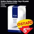 Allahindlus - Suhkur Optima Linija, 1 kg x 10 pakki