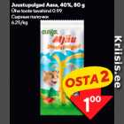 Juustupulgad Aasa, 40%, 80 g