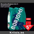 Mineraalvesi Borjomi, 6 tk x 1 l