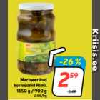 Маринованные корнишоны Rimi