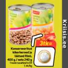 Консервы из нута и чечевицы