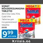 SOMAT NÕUDEPESUMASINA TABLETID