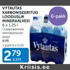 VYTAUTAS KARBONISEERITUD LOODUSLIK MINERAALVESI
